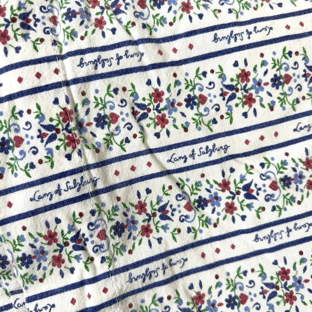 Lanz of Salsburg Classic Print Flannel Flat Sheet 98